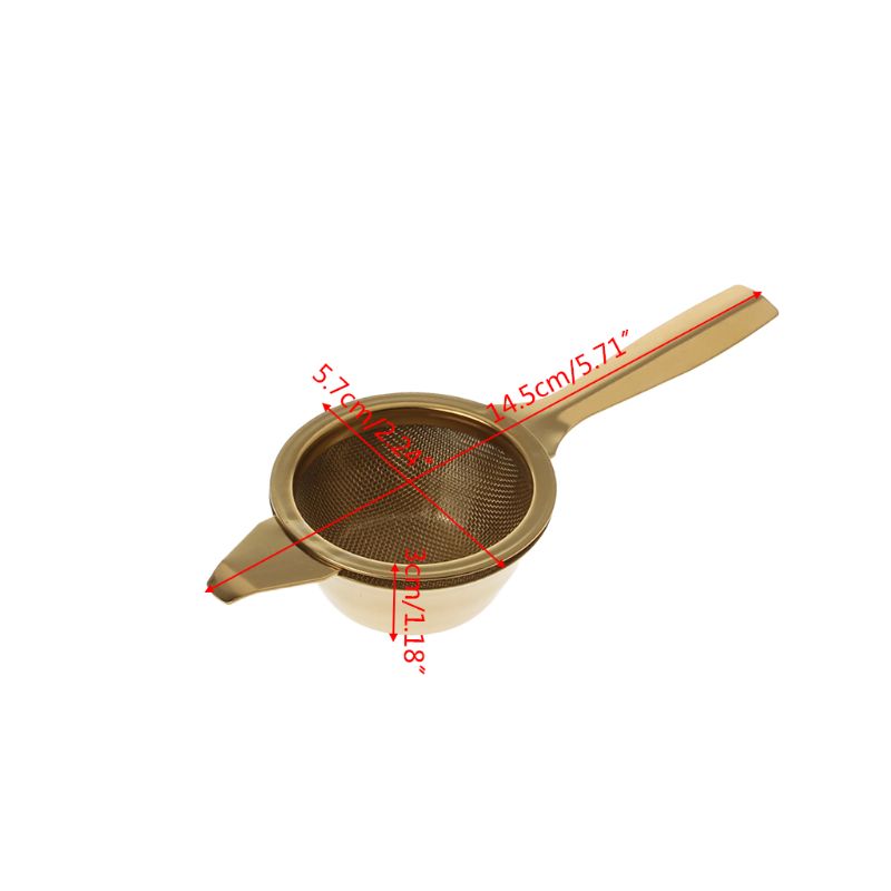 Mắt lưới inox đồ pha trà cốc kim loại lọc lọc lọc trang rời F