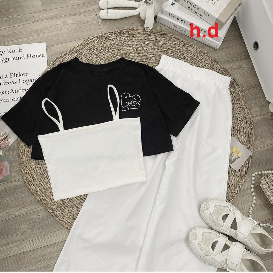 Sét bộ 3 món logo gấu trắng siêu hót cho các chế