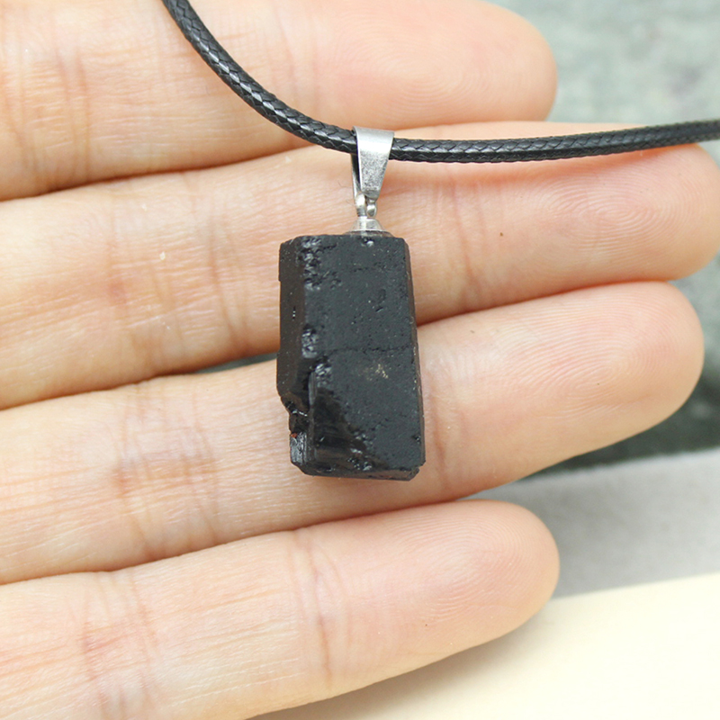 Yuanyan%20fashion%20new%20Black%20Tourmaline%20Crystal%20Gem%20natural%20Healing%20Reiki%20stone%20pendant%20Necklace%20for%20jewelry%20making%20Charm%20accessories%201pcs%20-%20Image%202
