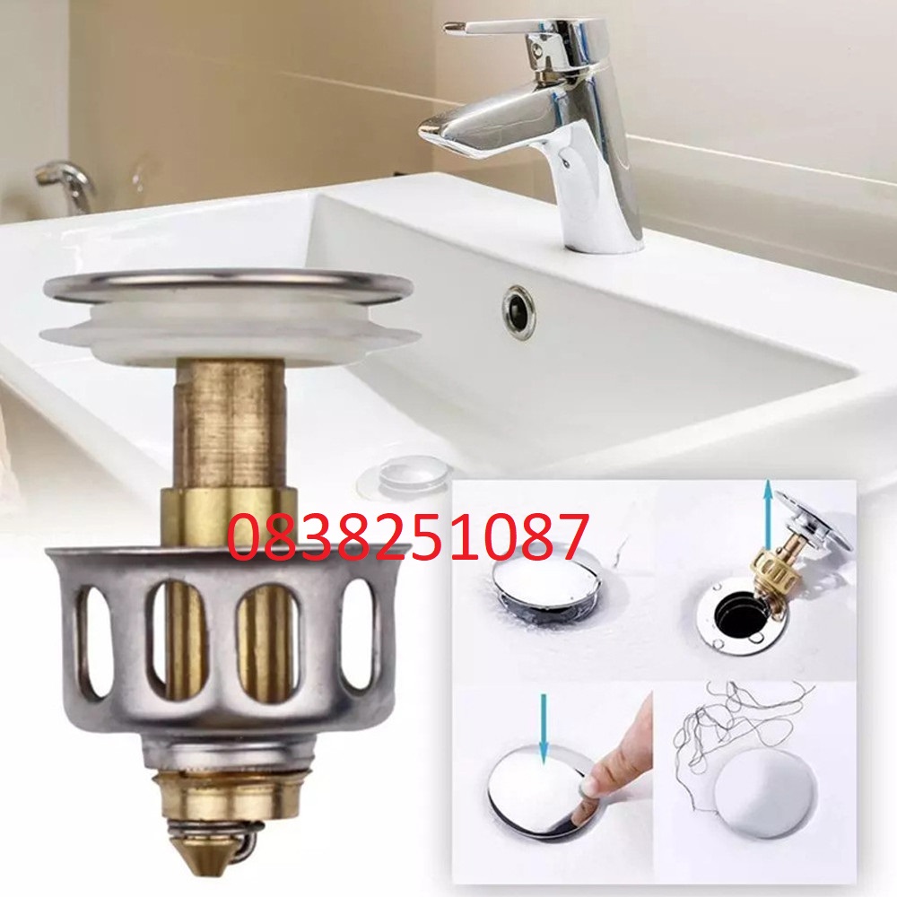 Nút nhấn bộ xả lavabo