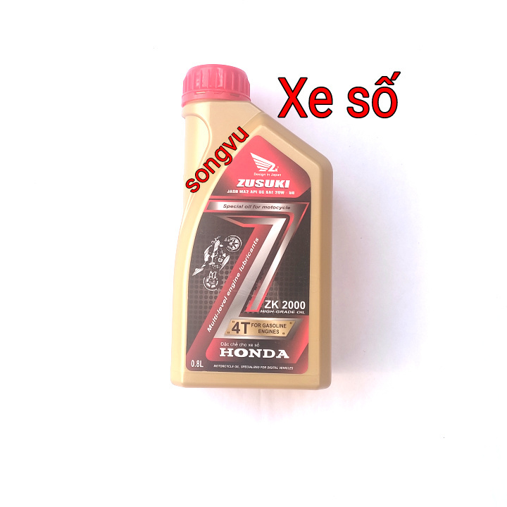 Dầu nhớt xe máy 800ml (Xe ga, xe số)
