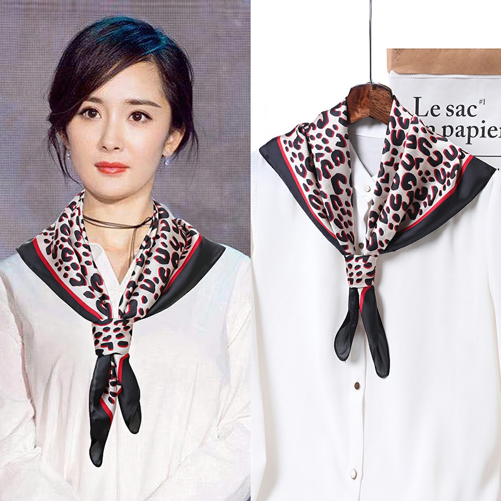 Khăn lụa vuông choàng cổ size 70x70 cm -Lumbley