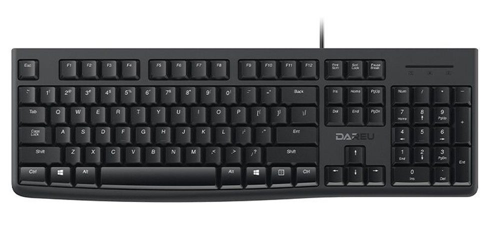 Bàn phím Dareu LK185 full size USB black ( Bảo hành chính hãng 12 tháng )