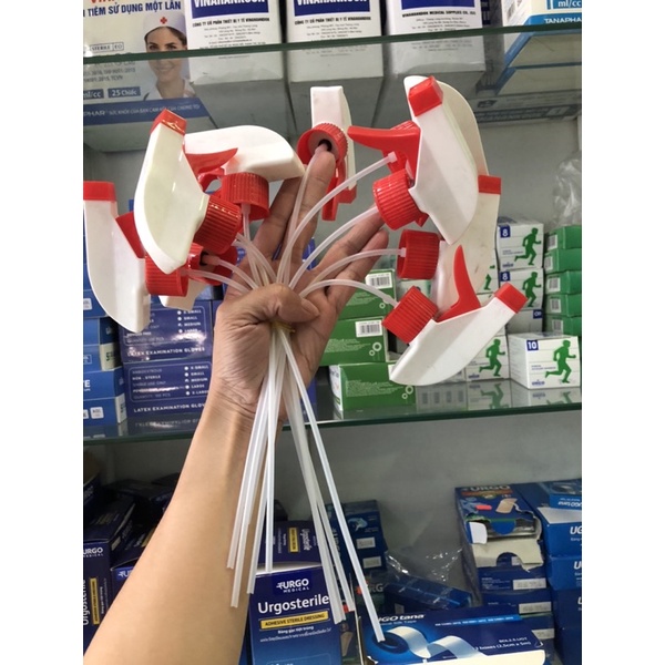 Đầu vòi xịt thay thế bình xịt cồn,tưới cây,vòi xịt phun sương sát khuẩn phi 28 Đầu Vòi Xịt Kính,Xịt Phun Sương Chữ A