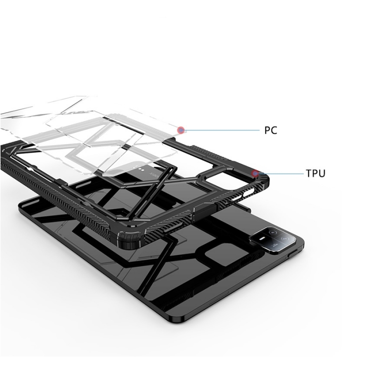 Suitable for Xiaomi 6/6pro tablet PC case with stand TPU + PC protective case