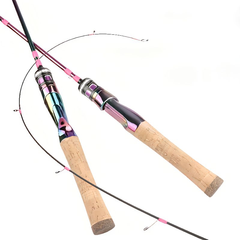 Cần câu lure ultralight ul titan đọt đặc chuyên câu mương, suối, cháp,... fishing lure
