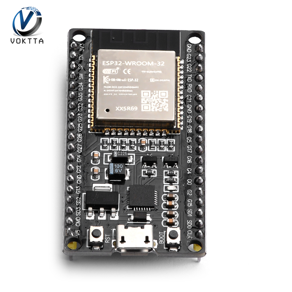 Voktta esp32 development board wifi bluetooth ultra-low power consumption dual core wifi nodemcu processor esp32-wroom-32d