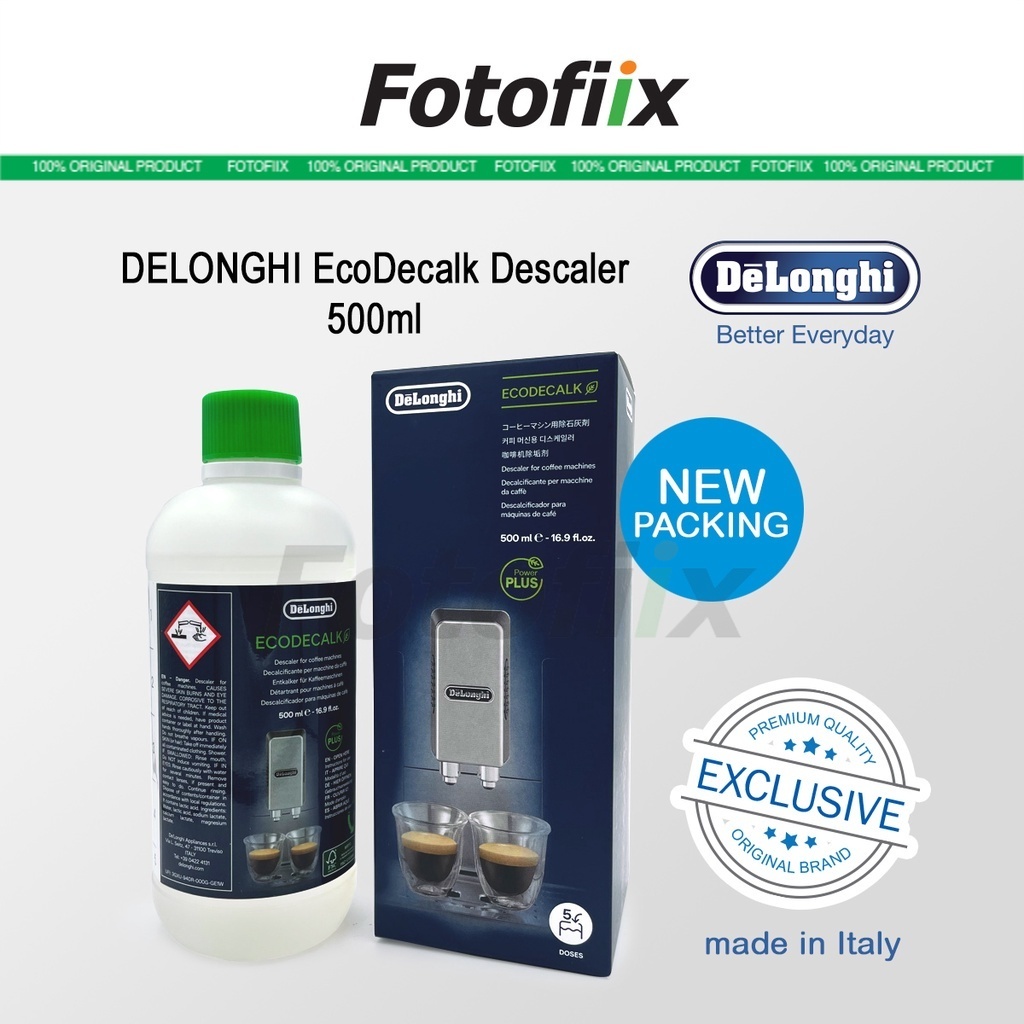 ♂Delonghi EcoDecalk Descaler 500ml DLSC500 made in Italy Lazada