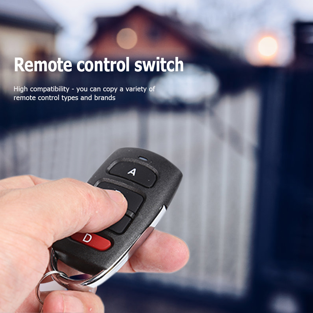 433.92 Mhz Duplicator Remote Control 4 Channel Garage Door Gate Key Fob Peripheral Devices Can Save By Nearly 40%. 