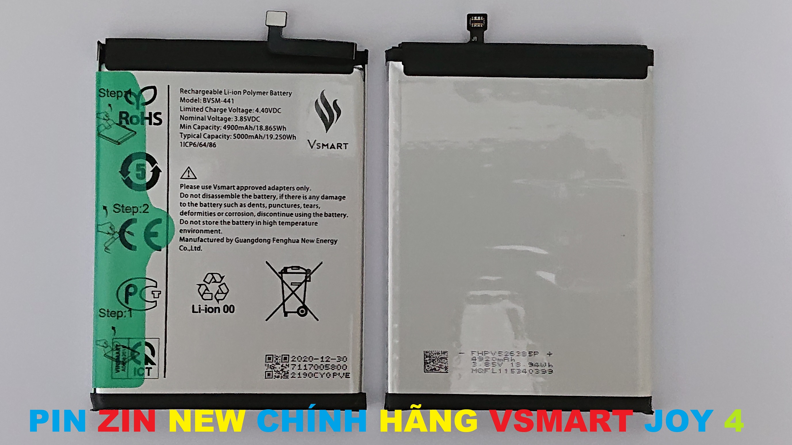 PIN ZIN NEW CHÍNH HÃNG VSMART JOY 4 : BSVM-441
