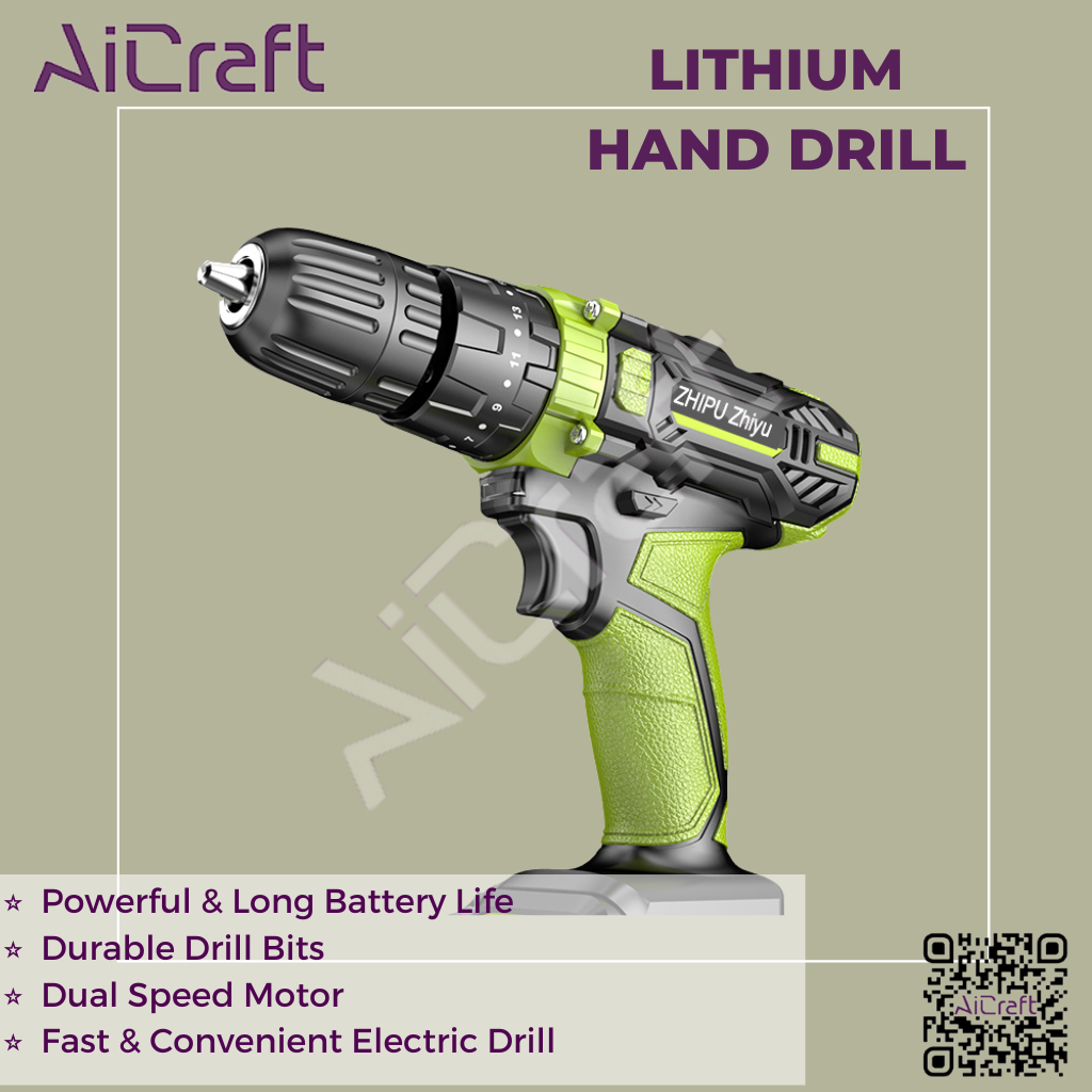 SG STOCK] ☘️ Lithium Hand Drill 12V/25V 