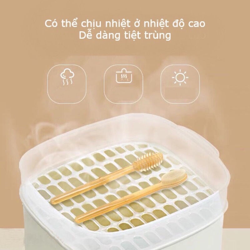 Set Rơ Lưỡi Cho Bé -  Bàn Chải Đánh Răng Cho Bé 0-18 Tháng