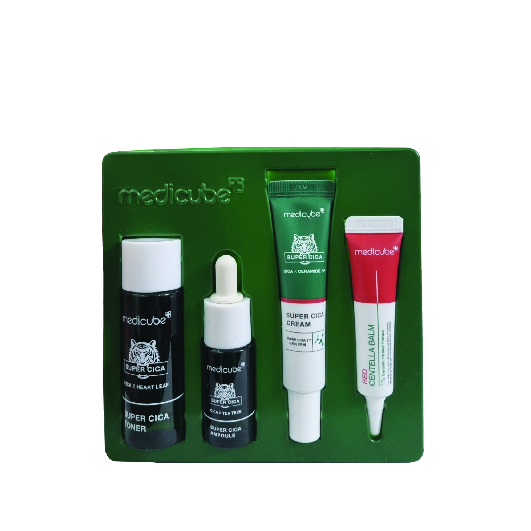 Full mini set dưỡng dịu mịn Super Cica AC Calming Trial Kit