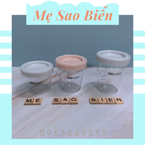 Hộp trữ sữa/ thức ăn Moyuum (có tách lẻ)