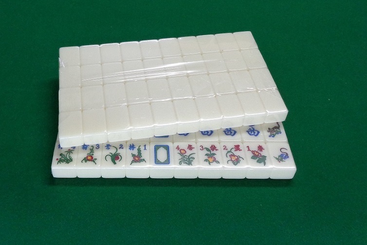 39mm AA1 XL Size Ivory Colour Mahjong Set