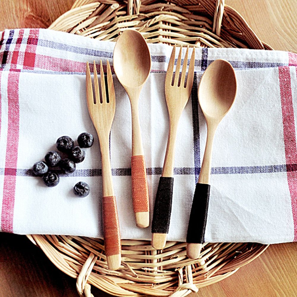 Wooden%20Natural%20Soups%20Cereal%20Utensil%20Kitchen%20Supplies%20Spoon%20Dinnerware%20Sets%20Tableware%20Fork%20-%20Image%205