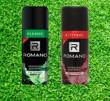 Xịt khử mùi toàn thân Romano 150ml