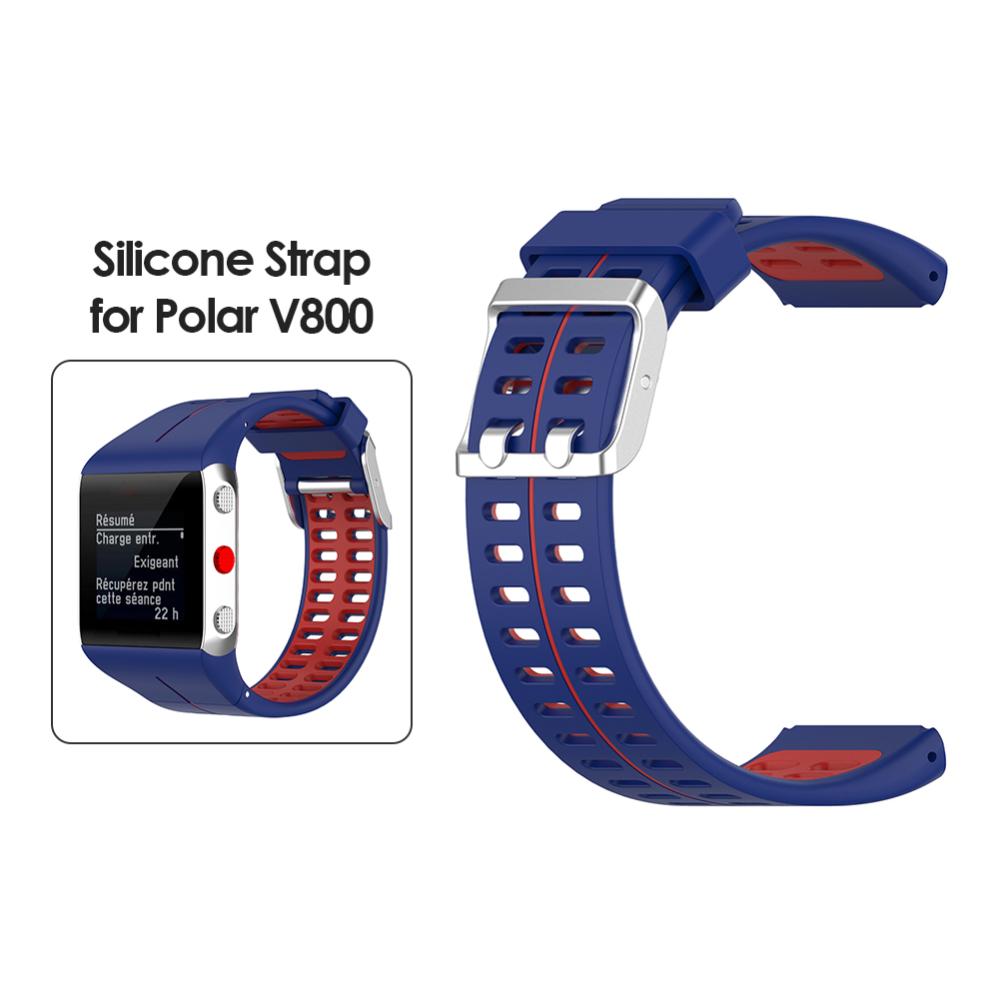 Silicone Bands Polar V800 Strap Replacement Silicone Watch Band