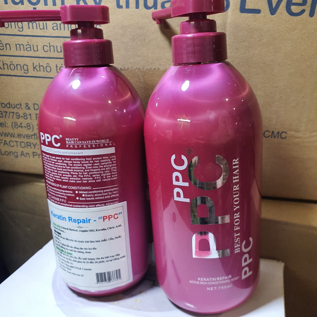 Hấp dầu, dầu xả PPC cao cấp , hương thơm sang chảnh , quyến rũ , dưỡng tóc mềm mượt ...