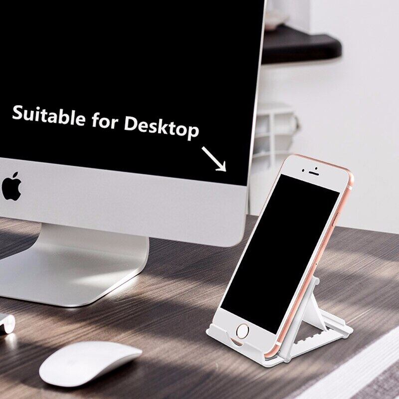 Multifunctional Portable Table Adjustable Double Folding Mobile Phone Holder Home Universal simple Desktop lazy cellphone Stand