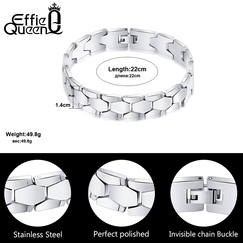 Effie%20Queen%20Top%20Grade%20Steel%20's%20Bracelet%20Hand%20Chain%20Charming%20Fashion%20Jewelry%20For%20IB77%20-%20Image%203