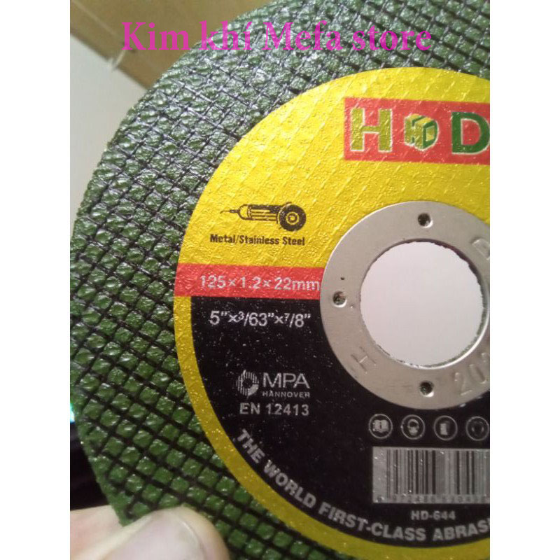 (25 viên) Đá cắt sắt inox 125 HD hàng chuẩn xịn