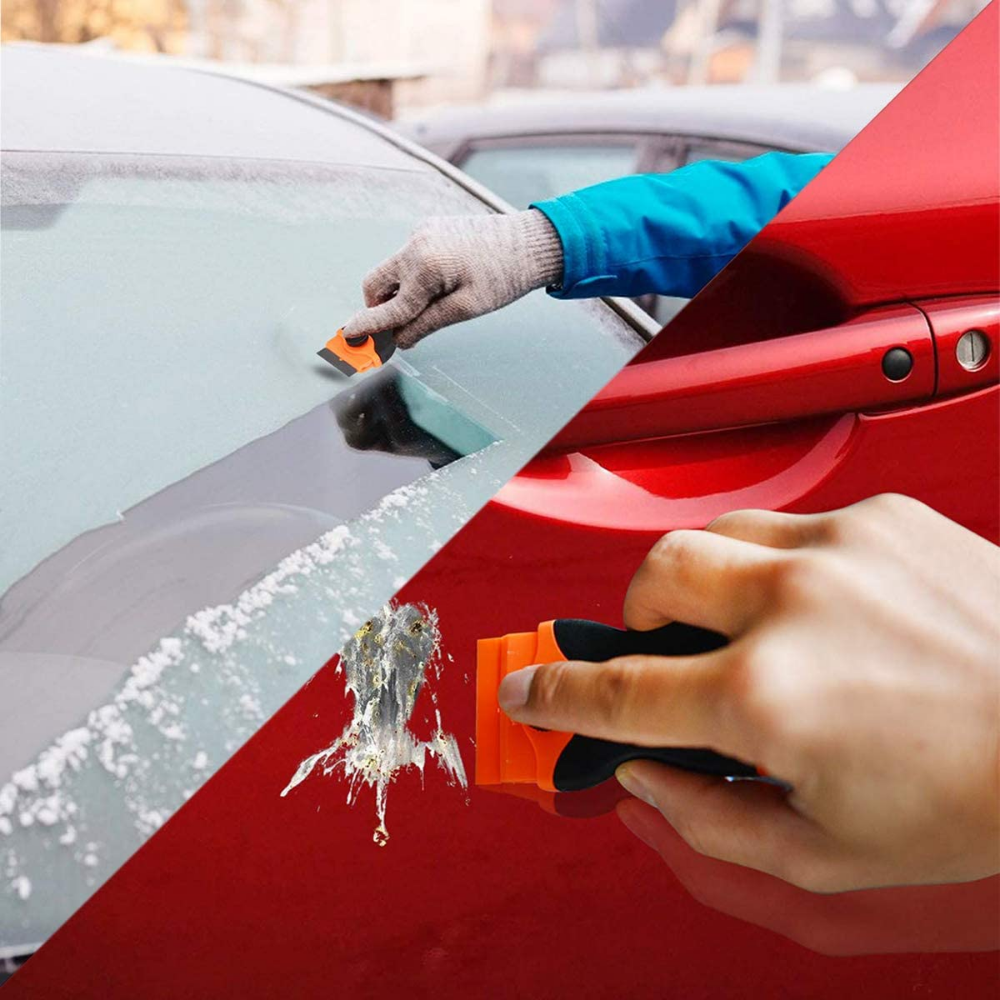 Car Window Glass Sticker Clean Razor Scraper Ceramic Razor Tint Vinyl ...