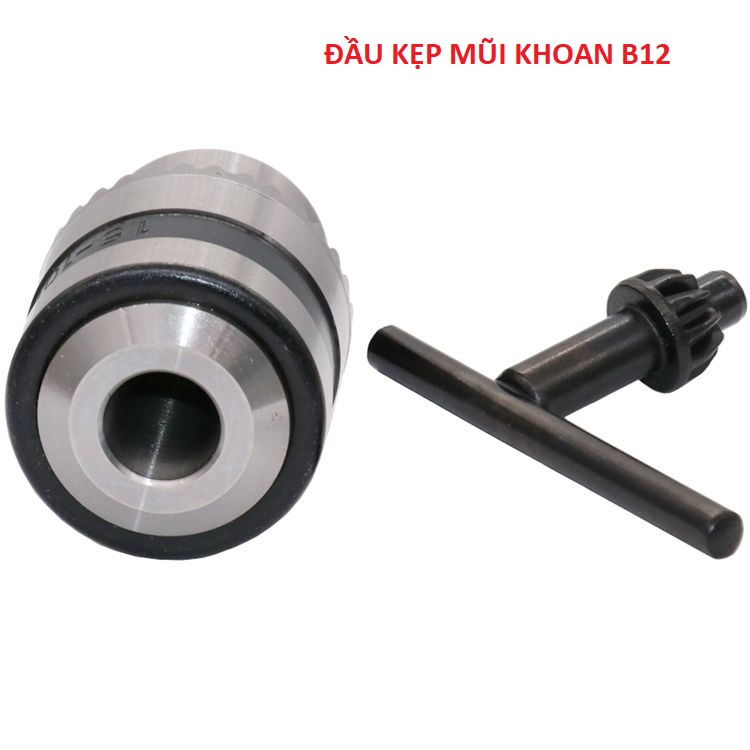 Đầu mang ranh b12 kẹp mũi khoan 1 -10mm
