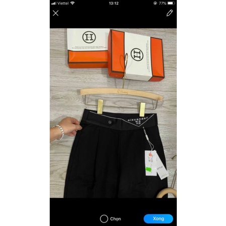 Quần CẠP CHỮ CHẤT UMI HÀN co giãn 4 chiều cực hot