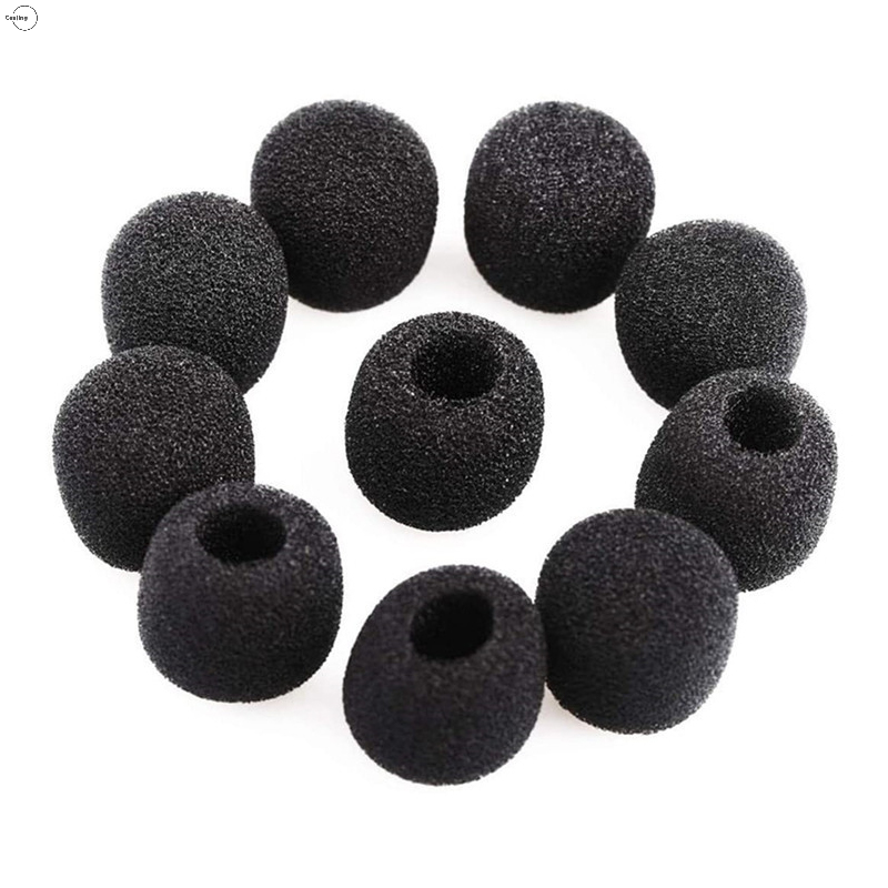 Cjing 10 miếng bọc xốp kính chắn gió micrô nắp bảo vệ mic cho cổ ngỗng họp Mic