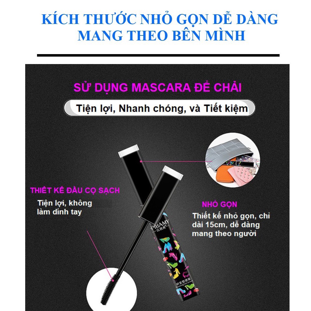 Mascara chải tóc con gọn vào nếp tạo kiểu tóc đẹp..