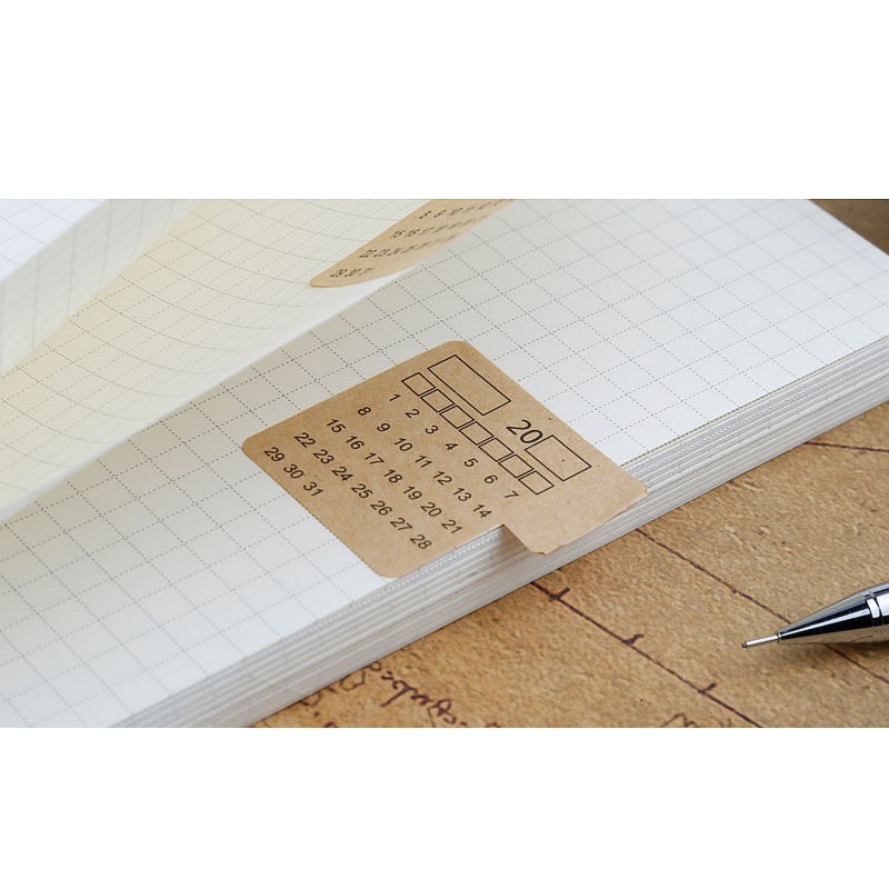 Bảng sticker Lịch tháng