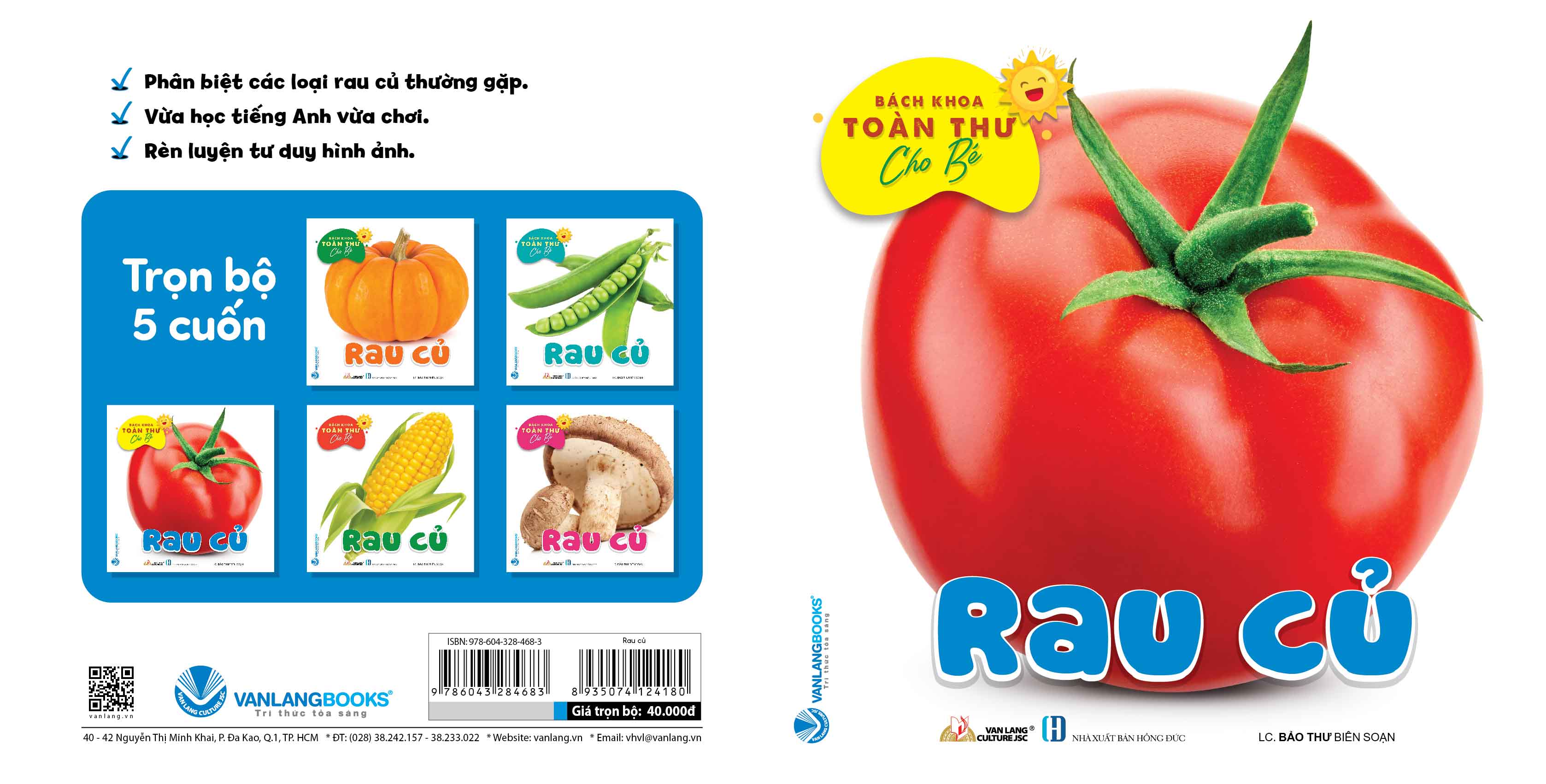 Sách - Bách Khoa Toàn Thư cho Bé - RAU CỦ (Bộ 5 quyển)-Vanlangbooks