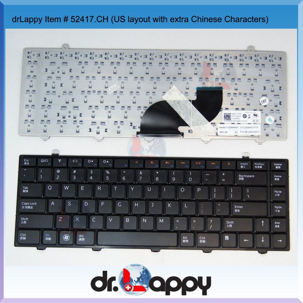 Bàn phím laptop dell inspiron 15z-1570, 14z-1470, 15z-1570