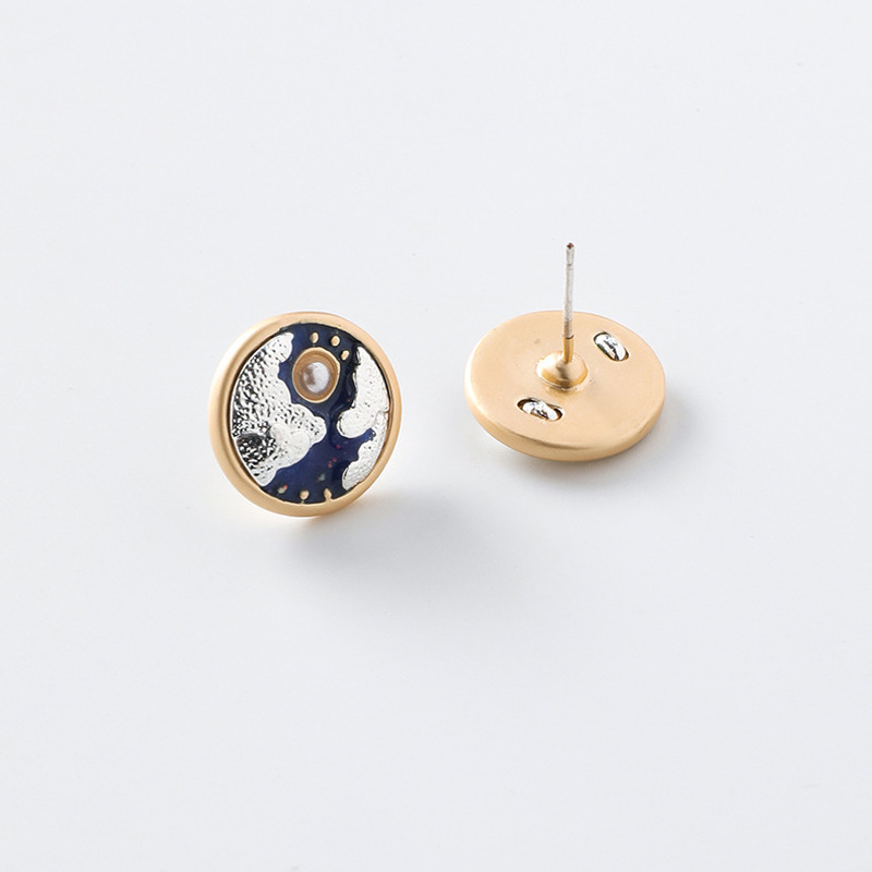 Sweet%20Three-disional%20Sun%20Moon%20Stud%20Earrings%20for%20Wo%20Cute%20Small%20Earrings%20Korean%20Earrings%20Jewelry%20-%20Image%204