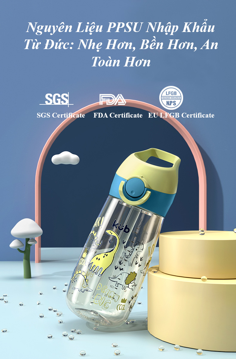 Bình Nước PPSU 480ml - KUB