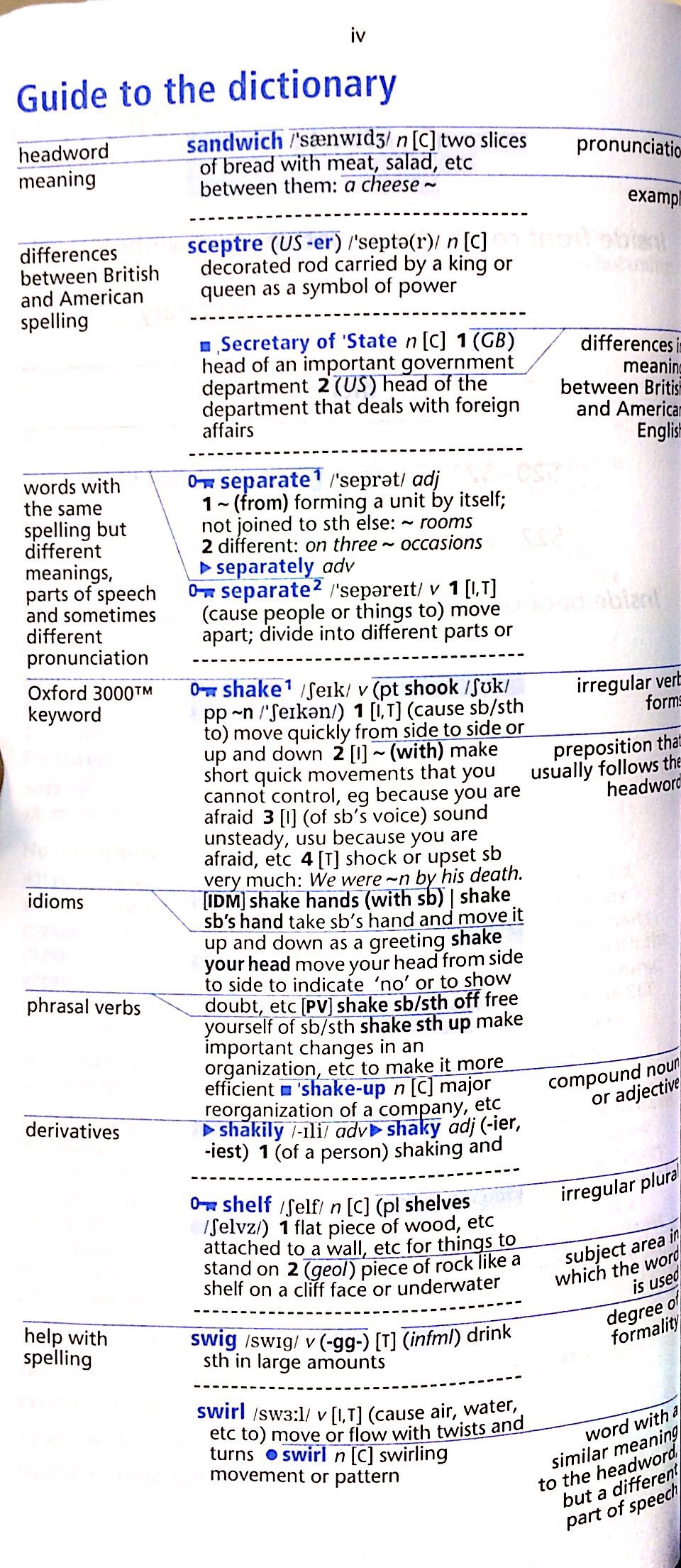 Từ điển: Oxford Learner’s Pocket Dictionary 4Ed