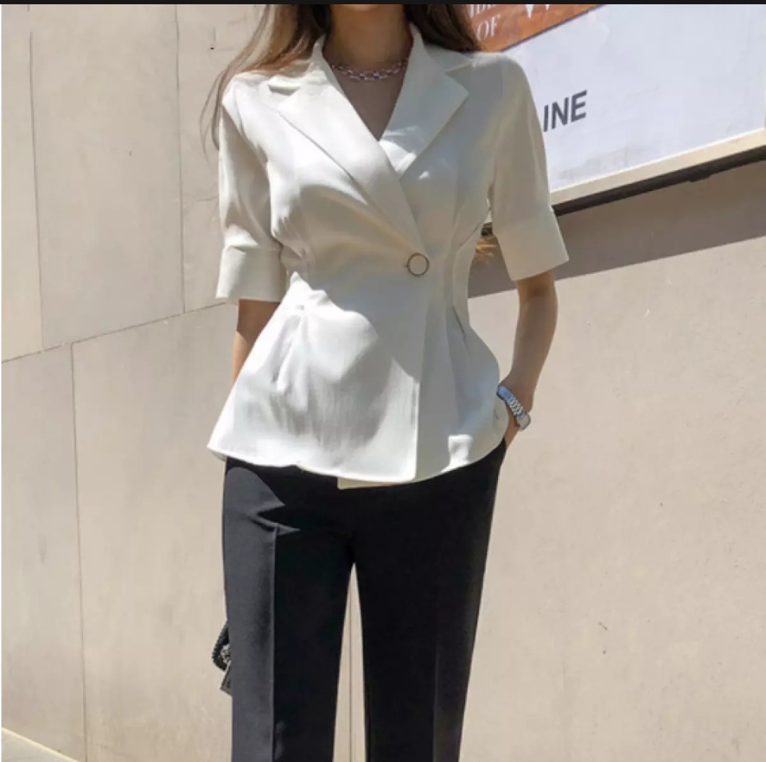Áo Khoác Vest Nữ Dáng Dài Kiểu Hàn Quốc