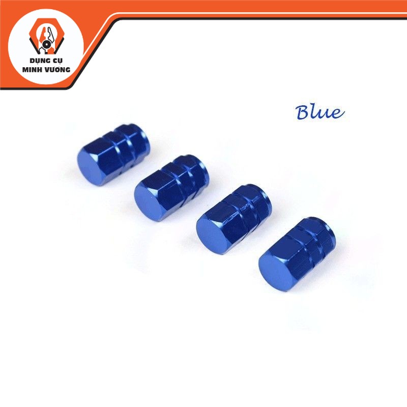 Set 4 Nắp van lốp ô tô xe hơi _ [Dụng Cụ Minh Vương]