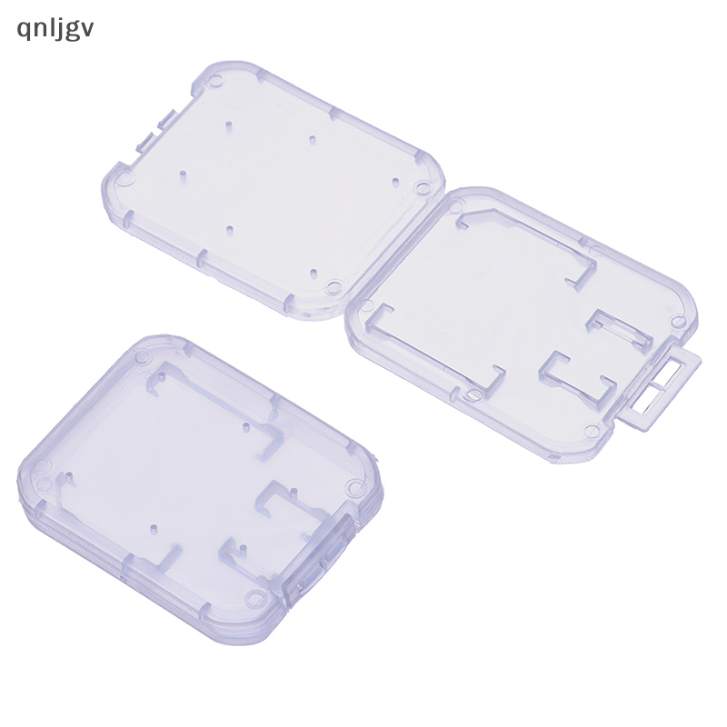 🔥🔥🔥Qnljgv 10 hộp đựng thẻ nhớ nhựa trong micro SD bảo vệ hộp kho lưu trữ thẻ TF
