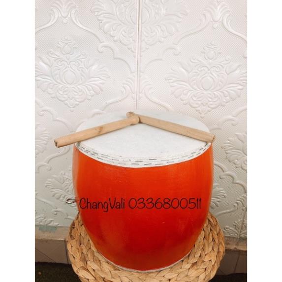 Trống da trâu ,trống múa lân-đồ chơi dân gian cho bé(có sẵn SLL) [tặng dùi]