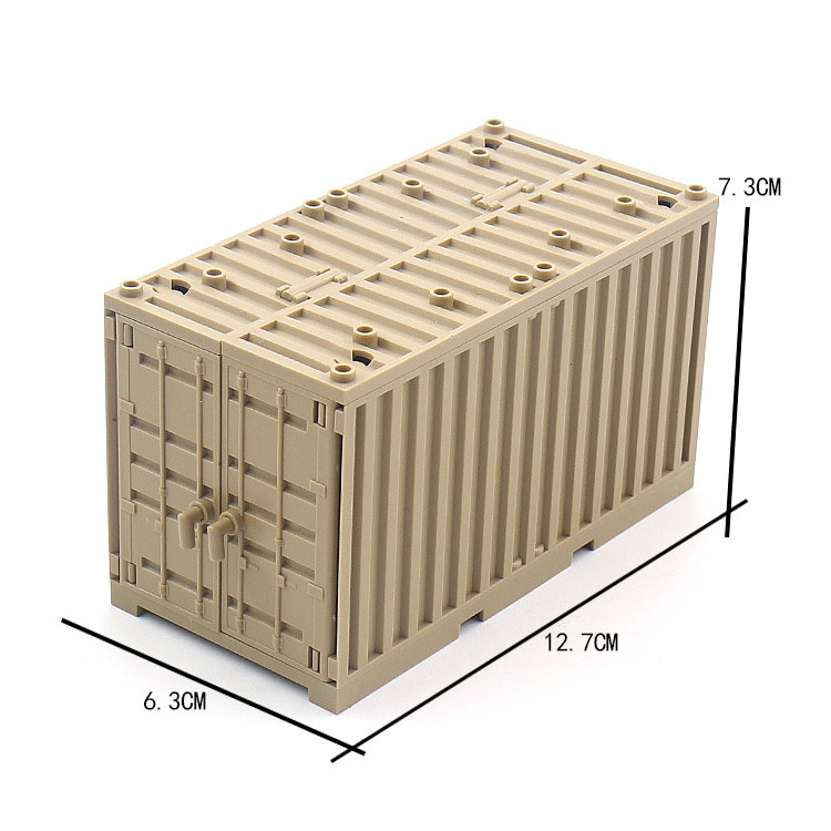 phụ kiện đồ chơi lắp ráp thùng Container thùng chở hàng