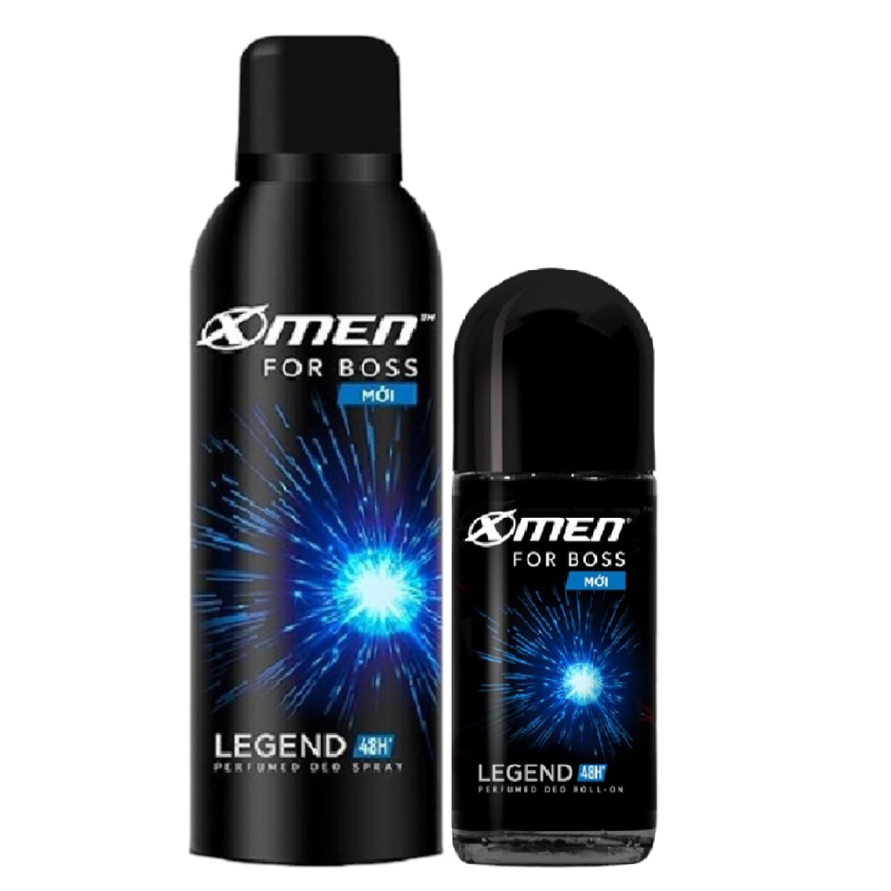 Combo xịt 150ml+lăn 40ml xmen for boss intense
