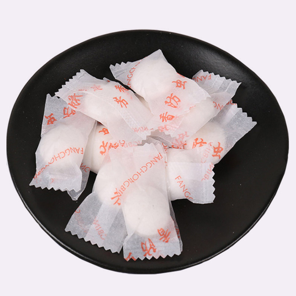 Naphthalene Moth Prevention 50Pcs Insect Moth Ball for Wardrobe Bookcase