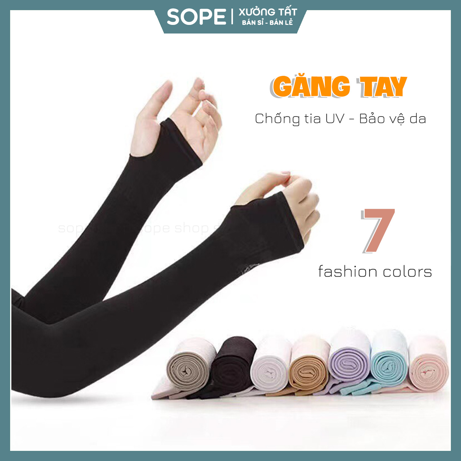 Gang tay chống nắng nam nữ chất liệu vải Hàn mát lạnh, chống tia UV cực tốt – Zala Shop