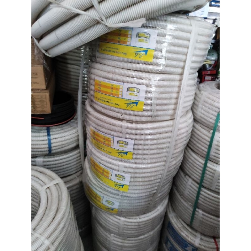 ống ruột gà luồn dây điện phi 20 cuộn 50m