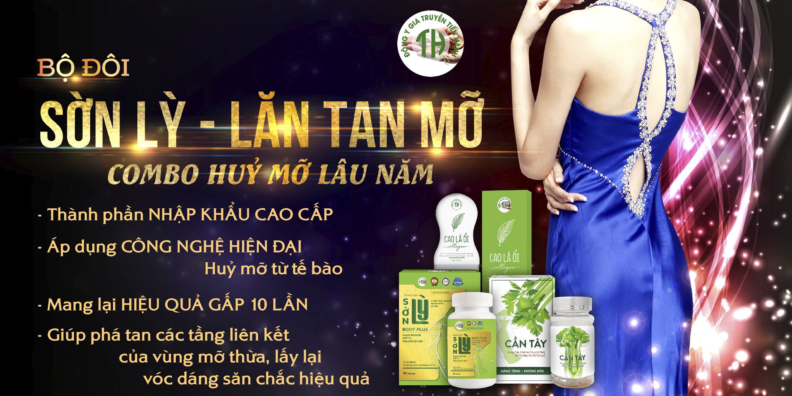 COMBO Giảm Cân Sờn Lỳ Plus và Lăn Tan Mỡ Cao Lá Ổi