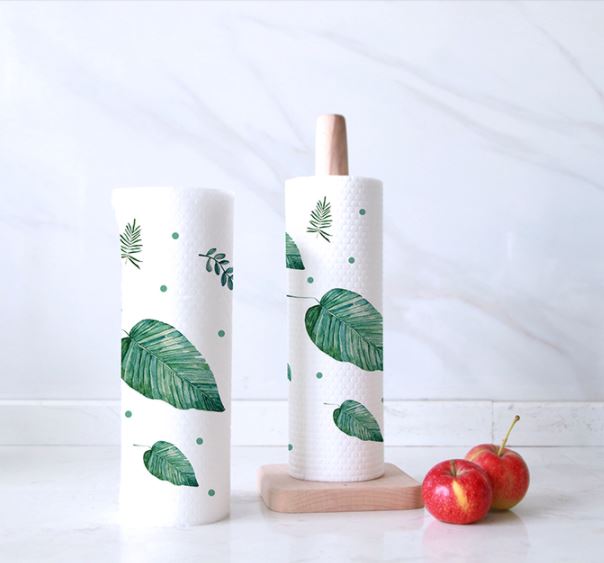 Oil absorbing paper roll-multifunctional kitchen dishcloth-super long reusable washable