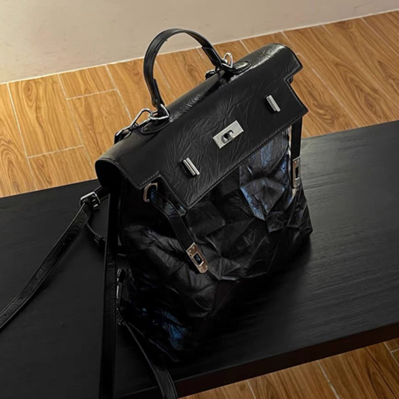 ELACCENT Women's backpack new large-capacity high-end shoulder crossbody bag