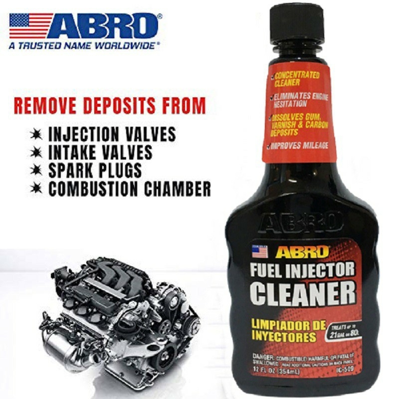 [HCM]Súc béc xăng Abro Fuel Injector Cleaner 354ml